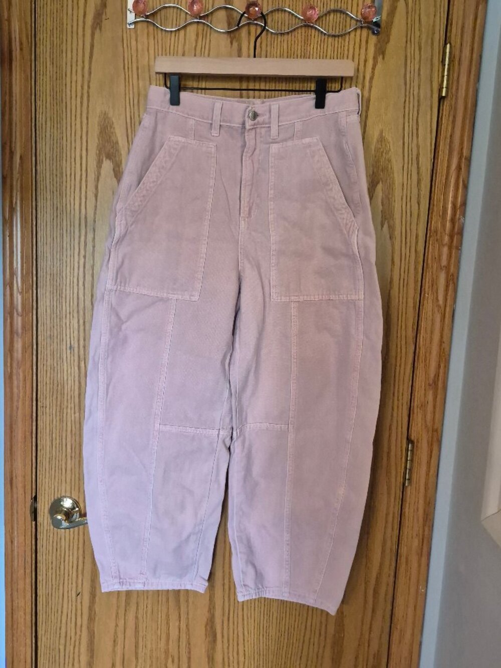 Universal Thread Women's High-Rise Utility Barrel Jeans
